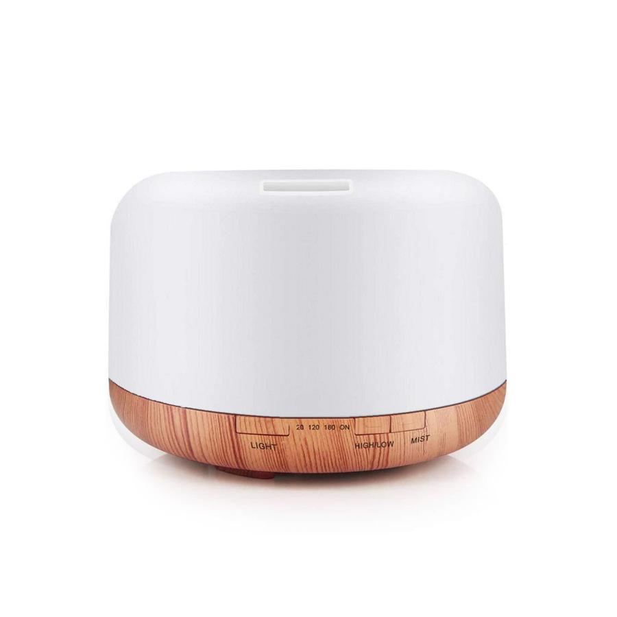 Luxury Custom 500ml Large Capacity Aroma Essential Oil Diffuser Electric Air Humidifier CE Rohs Certification 1-Year