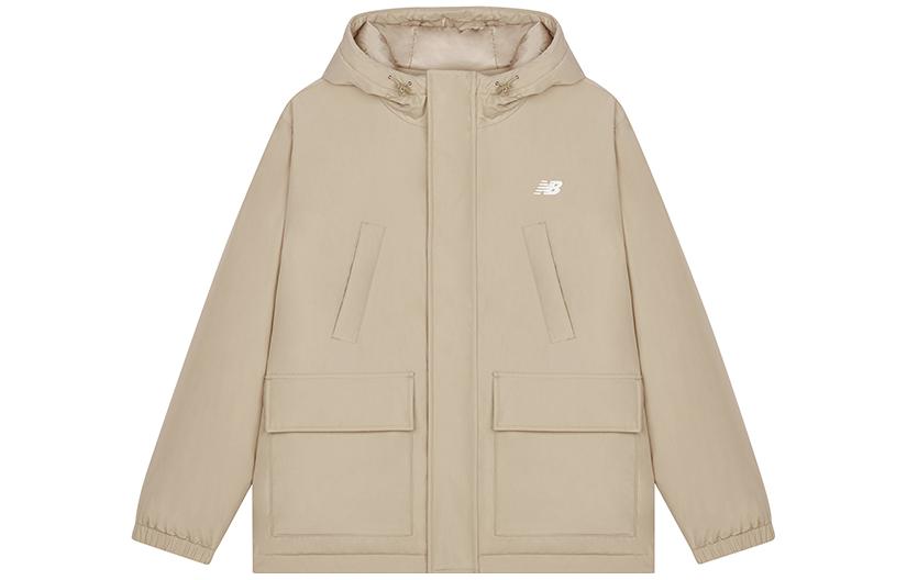 New Balance Down Jackets Men s Khaki Hooded Moderate AMJ33321-INC L