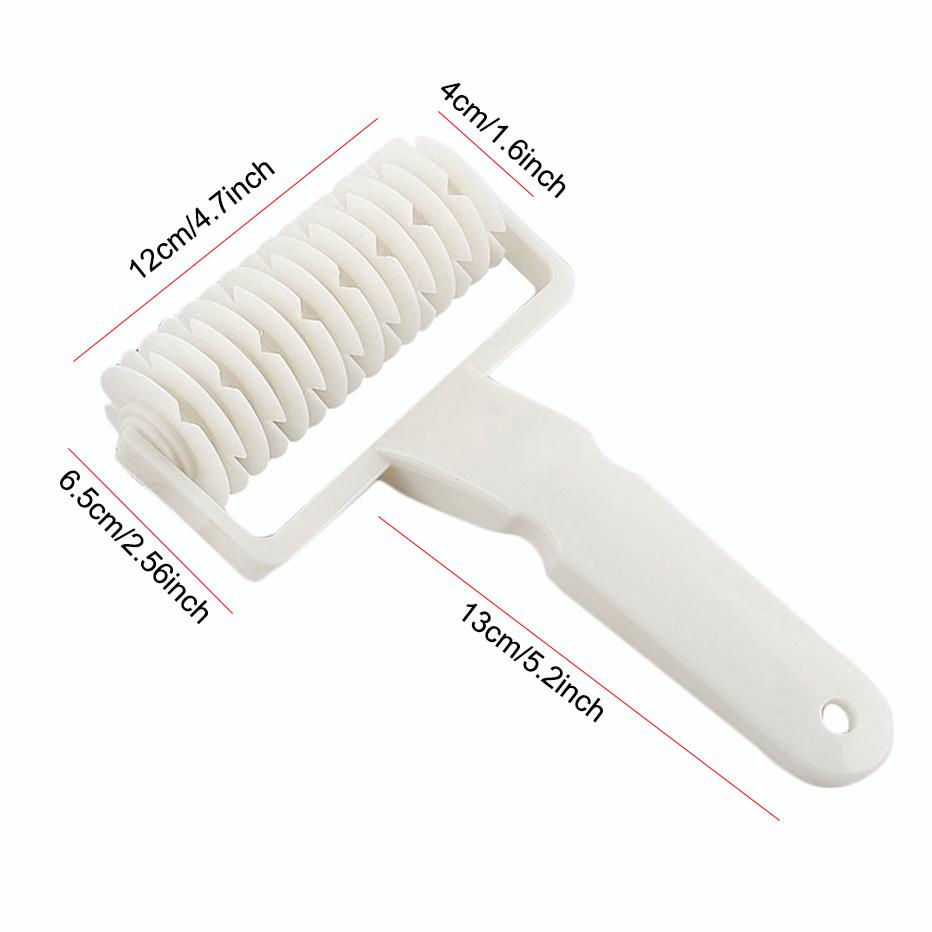 Plastic Dough Lattice Roller Cutter Pull Net Wheel Knife DIYPizza Pastry  Pie Craft Making Tool Baking Accessories Kitchen
