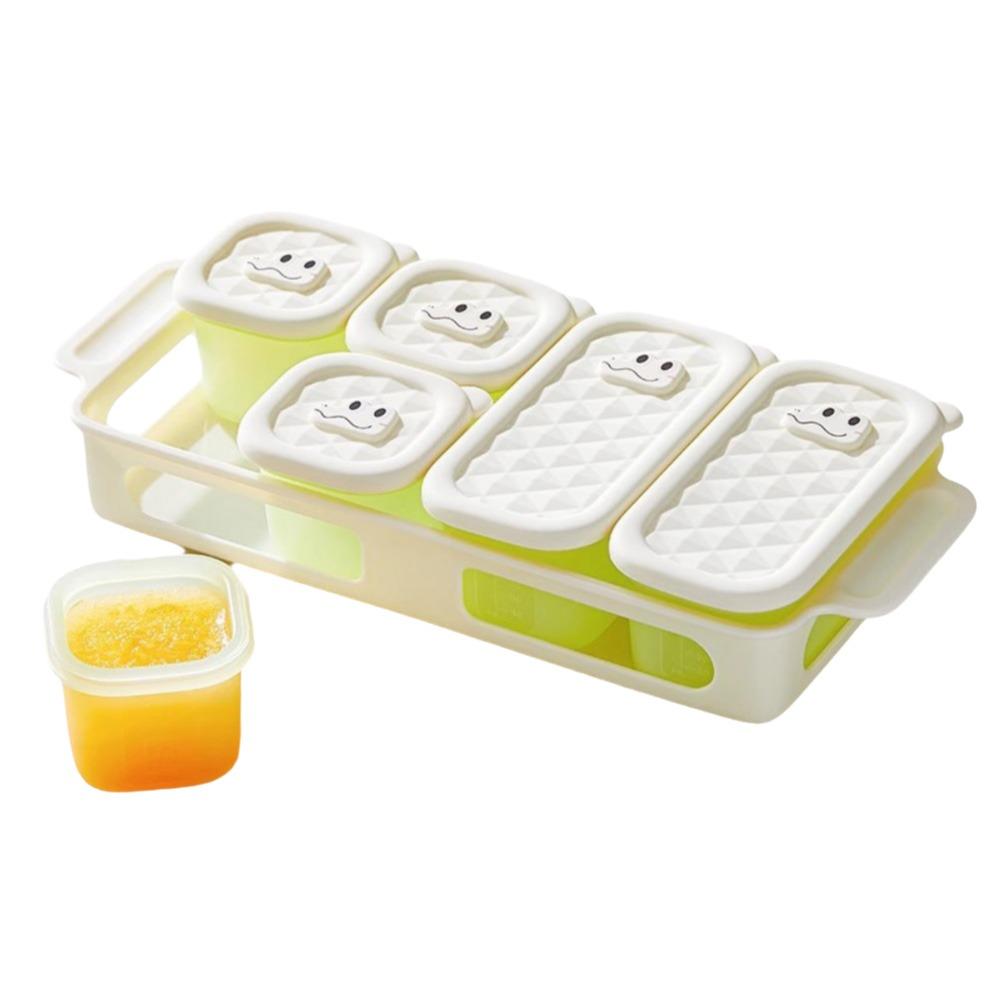 Square Shape Silicone Ice Cube Mold Heat Resistance Food Storage Container  Fruit Storage