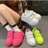 Internet celebrity explosion Velcro women's shoes 2025 new summer explosion thick-soled muffin casual spring and autumn white board shoes