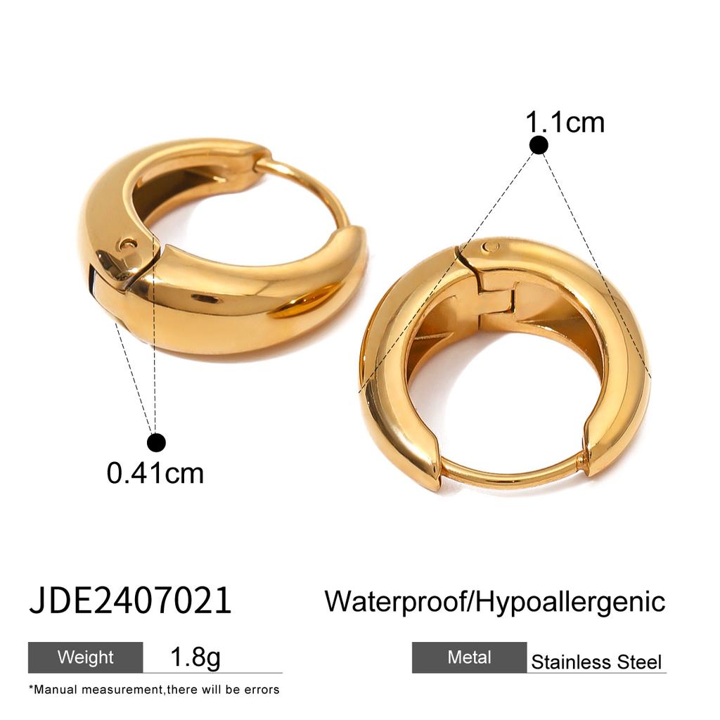 Edelstahl Ohrclips ohne Ohrloch Design Sinn Nischen Ohrringe verblassen nicht Titanstahl