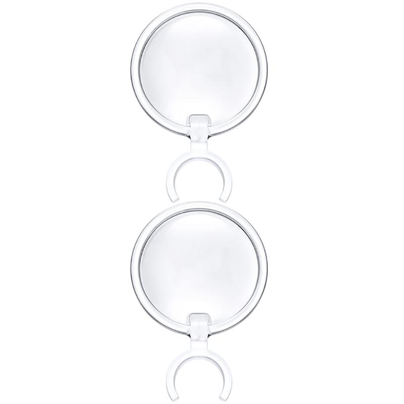 Diamond Pen Magnifier Clip Plastic Round DIY Diamond Painting Tool Point Drill Pen Magnifying Light Accessories Spot Auxiliary