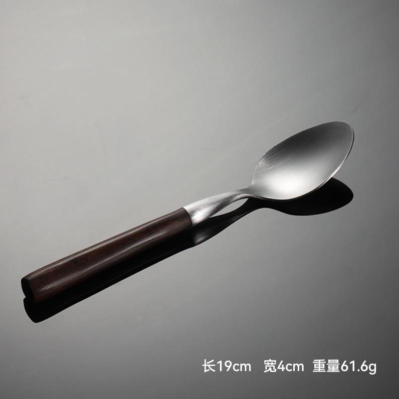 430 stainless steel western food knife and fork spoon bakelite imitation mahogany handle multi-specification sanding hotel gifts