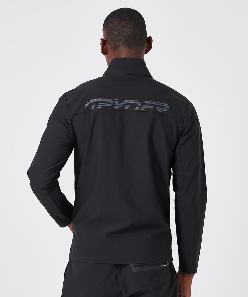 Spyder Men'S Double Face Training Zip-Up Spkpcnft202Mblk