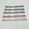 1pcs 3D ABS for DUAL MOTO Car Letter Front Hood Head Bonnet Emblem Rear Tail Trunk Sticker Badge Decal Styling Accessories
