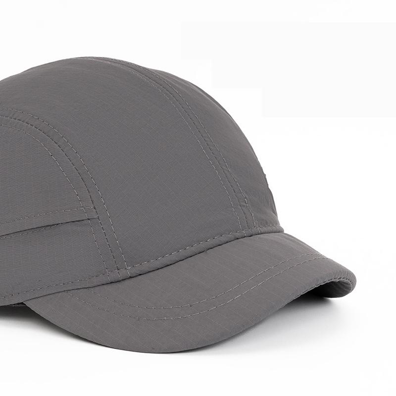 Summer Quick-Drying Short-Brimmed Baseball Cap Men's Breathable Thin Cap Outdoor Camping Sunshade Hat
