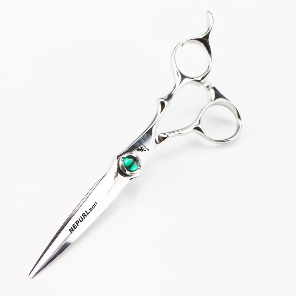 6.0 Inch JP440C Double-sided Hairdressing Scissors – Sword-shaped for Straight and Thinning Cuts