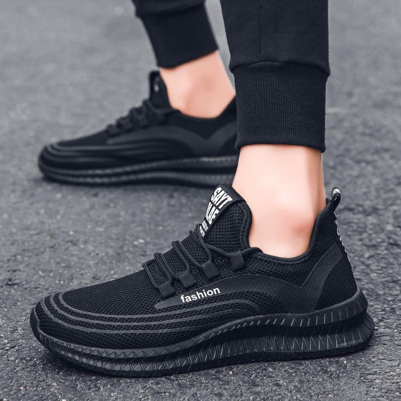 Newestmen Sneakers Mesh Light Breathable Sports Casual Shoes For Men Flat Comfortable Zapatillas Hombre Male Running Sneaker Shoes
