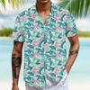 Hawaiian Shirt For Men, Men's Vintage Button Down Bowling Shirts Short Sleeve Summer Beach Shirt