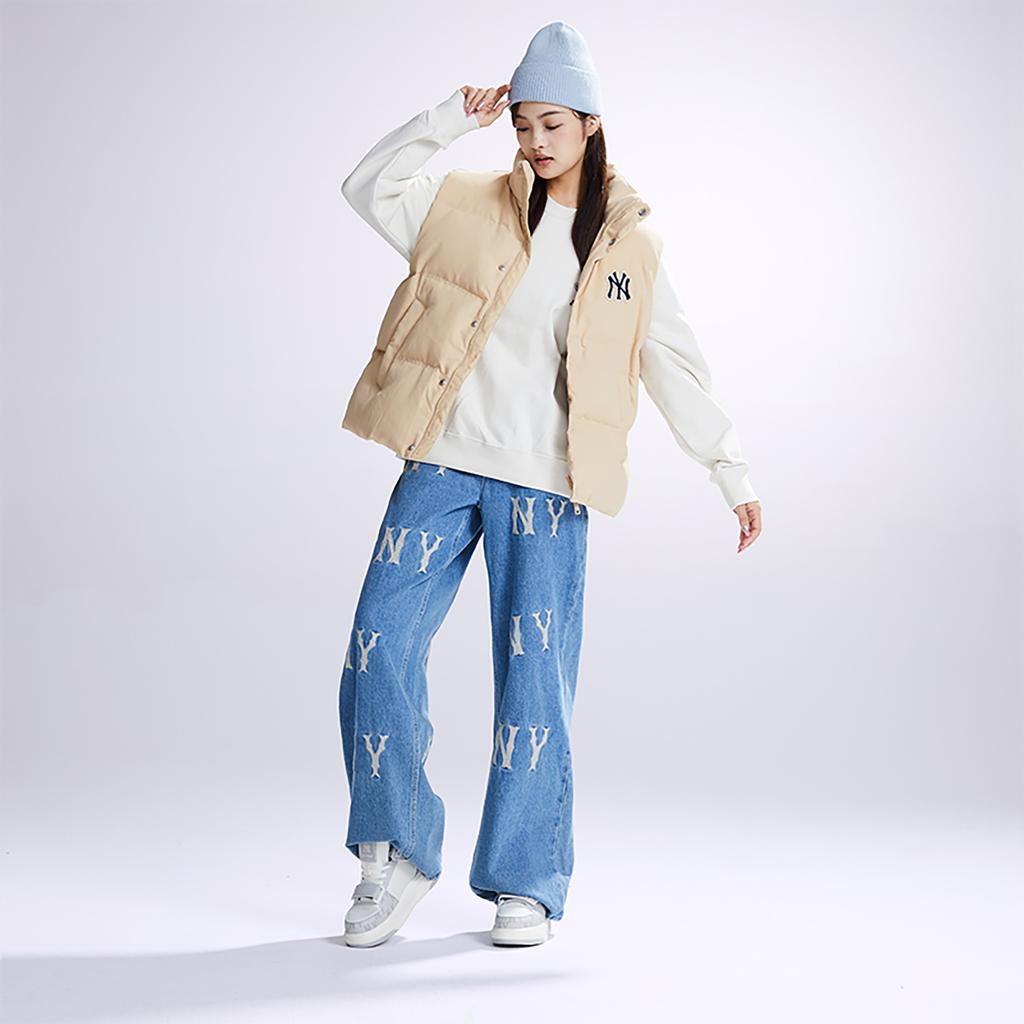 New MLB New York Yankees Jeans Women's Blue 3FDPB0131-50INS