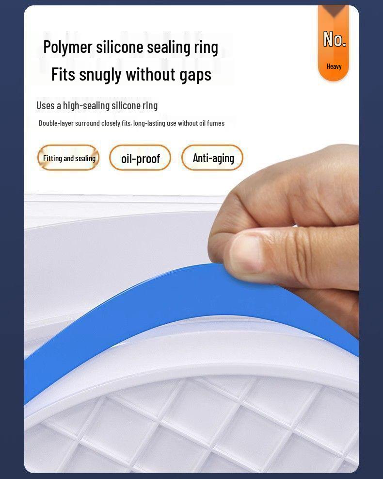 Kitchen Range Hood Flue Check Valve - Smoke Prevention and Pipe Protection