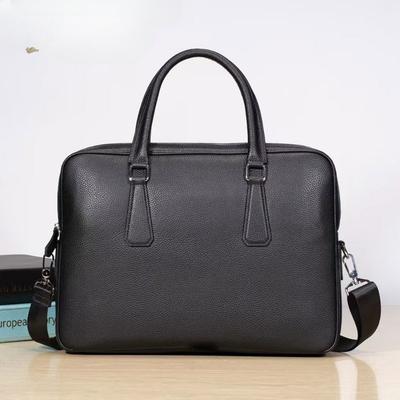 Pasta de Couro Genuíno Bolsa de Couro Masculina Bolsa Masculina Bolsa para Computador
