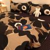 Cartoon Color Matching Four-piece Set Quilt Cover Bedding Quilt Cover Dormitory Bed Single Three-piece Set