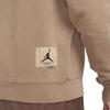 Jordan Embroidered Logo Sport Knit Pullover Crewneck Sweatshirt Men Tops Camel DO2308-256