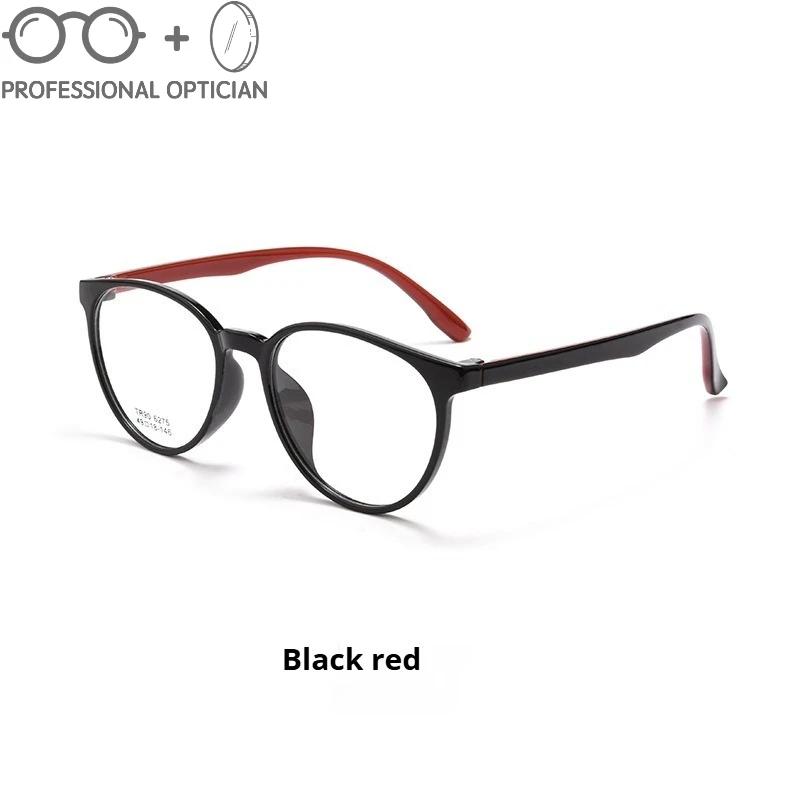 

Female Ultra-Light TR90 Full Frame Myopia Anti Blue Light Glasses for Women Optical Prescription Progressive Student Eyeglasses Single Version&1.56&None