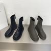 Season platform boots women's Martin boots white women's shoes skinny boots women's cotton shoes velvet women's short boots