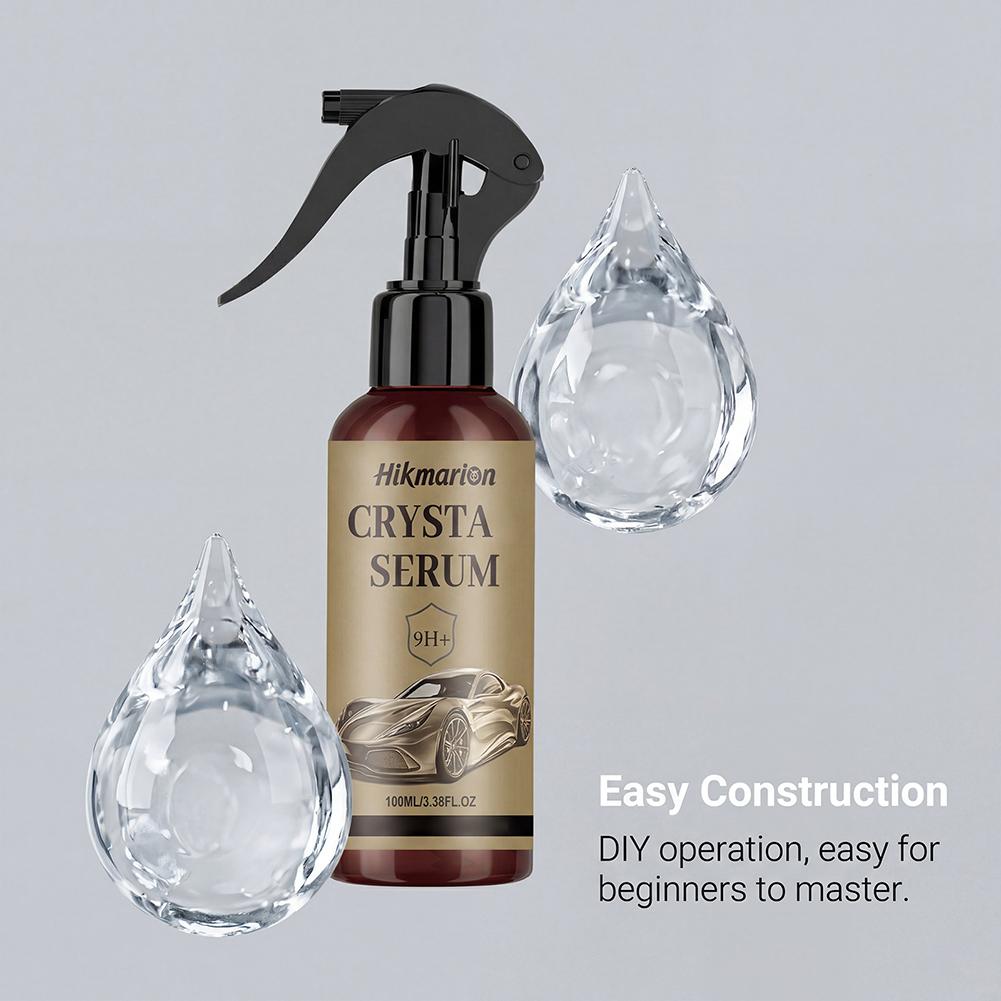9H+ Car Ceramic Coating 100ml Liquid Nano Crystal Serum Polishing Wax Anti-corrosion Waterproof Auto Detailing Paint Protection