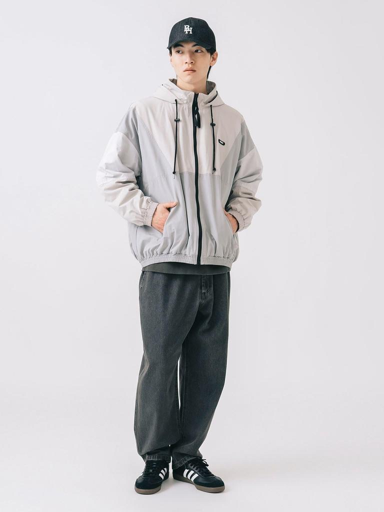 Balloon Denim Easy Pants for Size 422304061471920 [BEAMS HART] Men, BLACK, L,