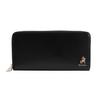 Authentic Paul Smith Wallet with Round Long Marquetry Stripe Rabbit Coin Cowhide and Shop Bag Included Zip, Wallet, Print, Purse, Leather, (no