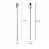 Long Handle Coffee Spoons Stirring Spoon Fruit Fork Stainless Steel Spoons Ice Cream Spoons Stir Bar Spoon Cocktail Spoon