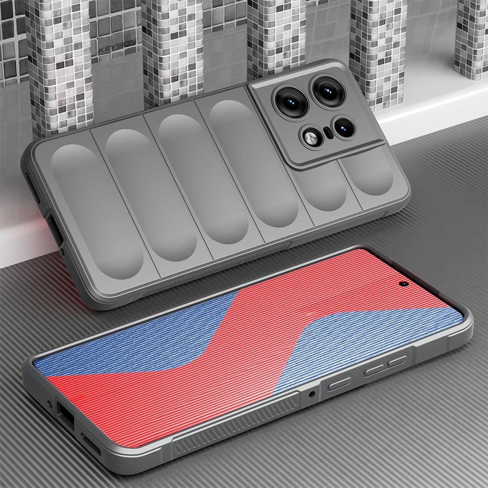 KEYSION Shockproof Case for Motorola Edge 50 Pro 5G G34 5G Anti-skid Soft Silicone Phone Back Cover for Motorola MOTO G34 5G