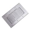 Stainless Steel Guitar String Action Ruler Gauge Repairing Tool for Luthier Fit for Guitar Ukulele Bass Banjo Mandolin