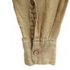 Needles Cat's Eye Buttons Made In Japan Long Sleeve Linen Shirt M Beige Men's Used
