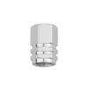 Hexagonal Aluminum Alloy Valve Cap for Car Tires - Dustproof & Leakproof Valve Stem Protector