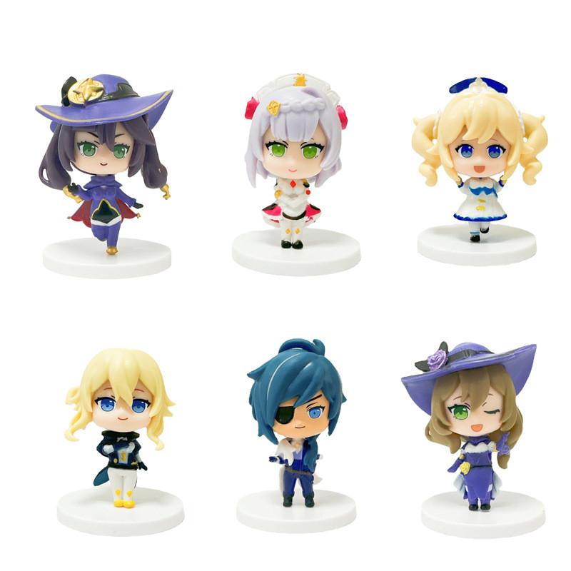 Exquisite Pvc Anime Mascot Model Set First Generation 8cm 290g Collectible Figures