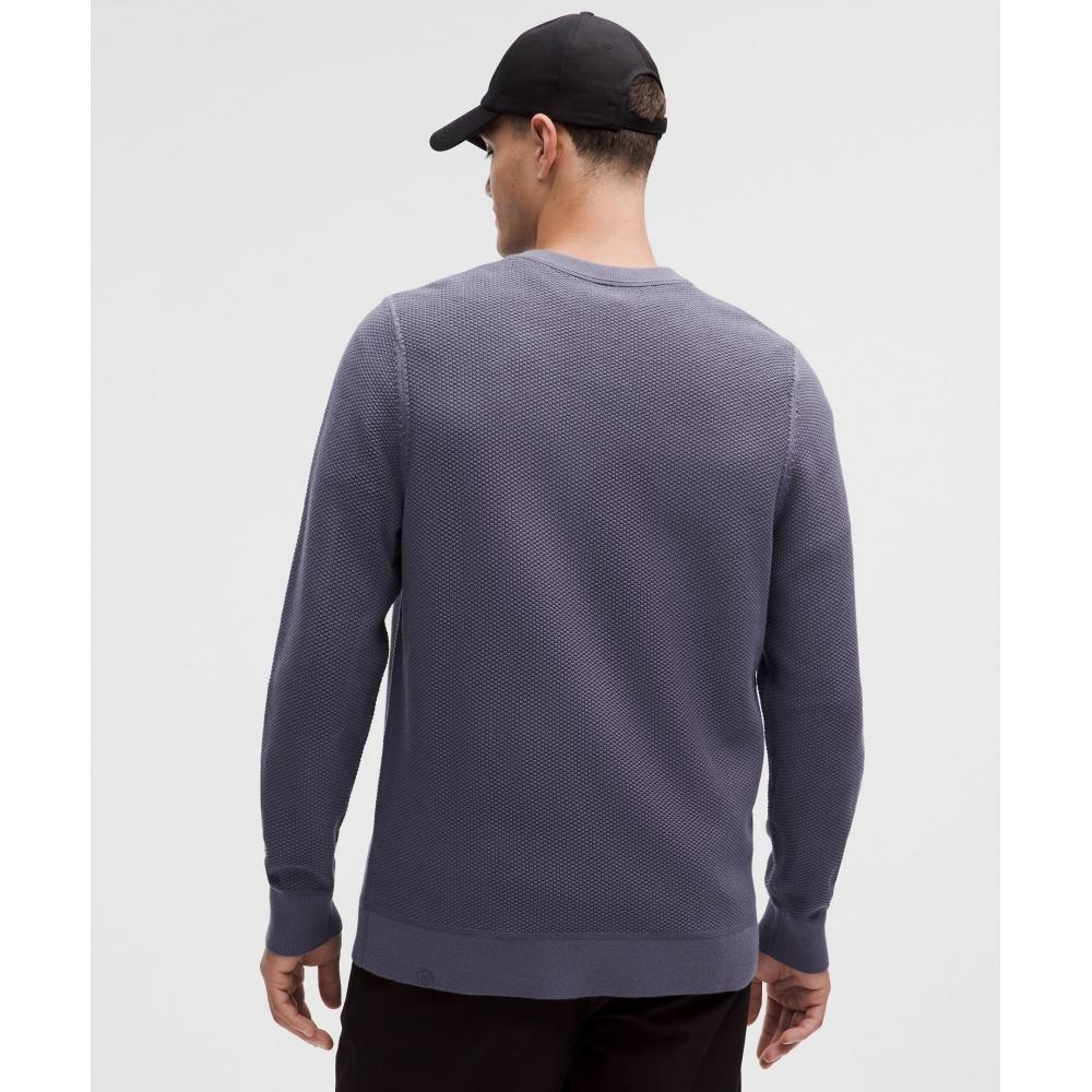 Lululemon Textured Knit Crewneck Sweater Grape Mist