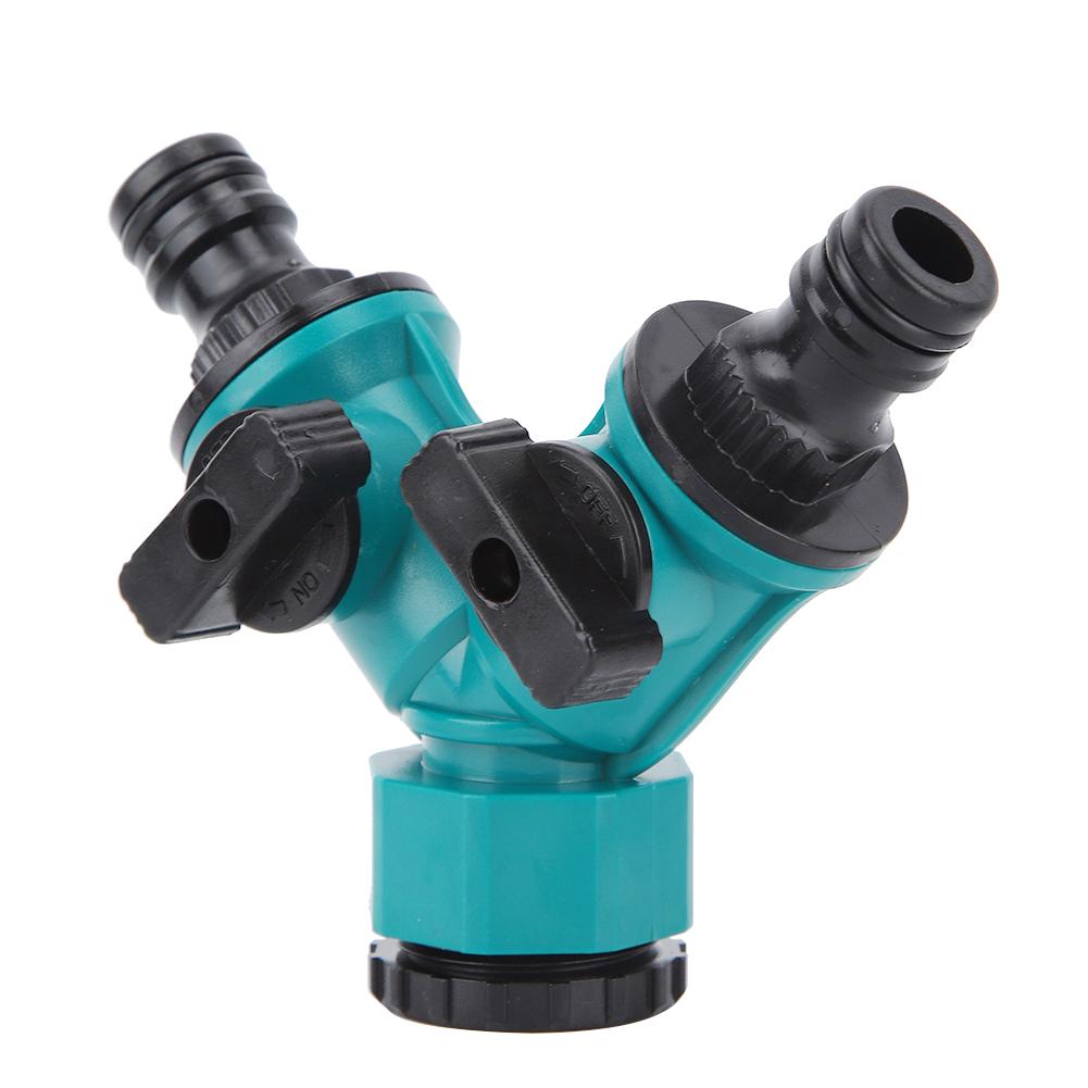 

Household Y Shunt Adapter Connector Garden Hose Faucet Switch On Off Valve Pipe Fittings