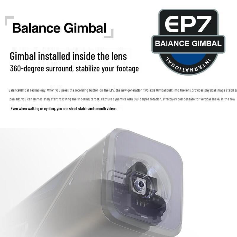 ORDRO EP7 4K Head-Mounted Action Camera (CN version)