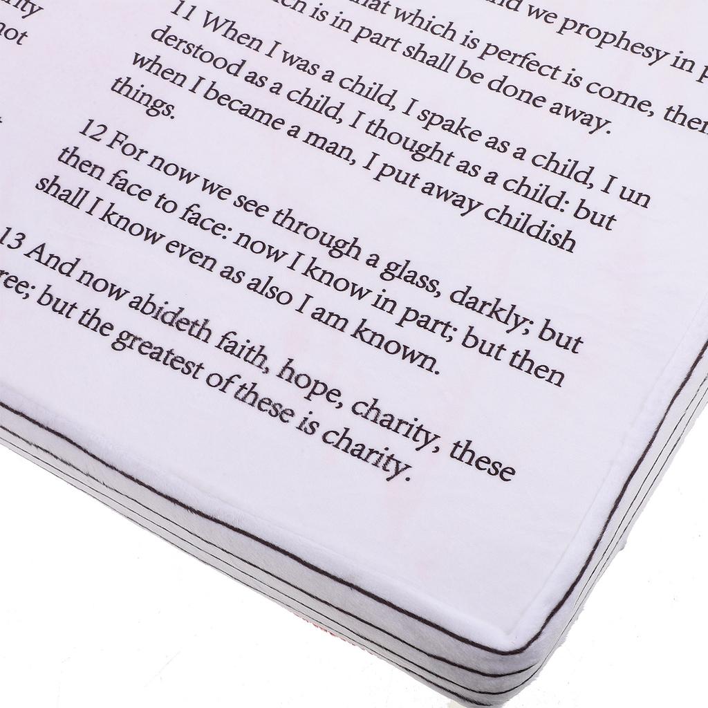 Pillow Soft Book Shape Cushion Decorative Throw Pillow Small Comfortable Bible Book Decor Small