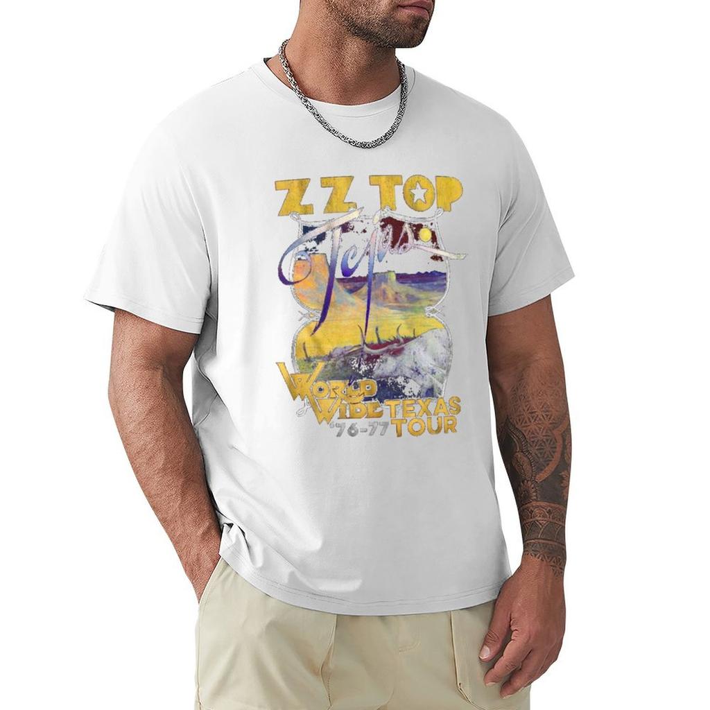 Xgfd55751gtgt Zz Top Zz Top Tshirt Basic Lightweight Short Sleeve Tee