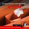 Tpe Car Door Storage Box Trash Can Multifunctional Auto Door Storage Bucket Umbrella Organizer For Car Accessories