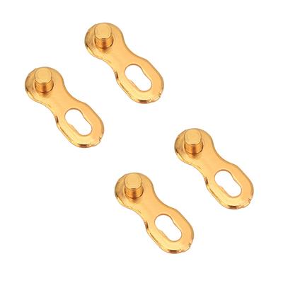Hochbelastbares Fahrrad Schnellverschluss Kettenglied Magischer Verbindungsstift für 11-fach (Gold)