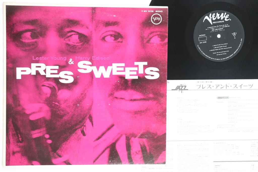 LP Record LESTER YOUNG, HARRY EDISON - Pres & Sweets MV2528 VERVE 1974 Japan Jazz Used