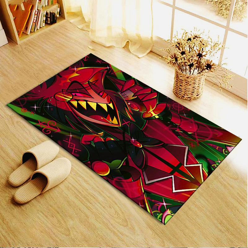 2025 New Alastor Anime Carpet Rug for Living Room Bedroom Home Sofa Decoration,Kids play Non-slip Floor Mat55