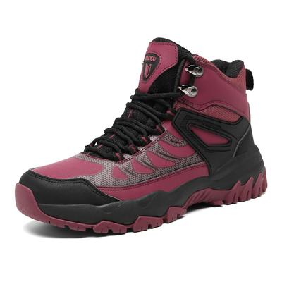 Zcoli Outdoor Hiking Shoes for Men and Suitable for Rose Size Women, Waterproof, Non-Slip, Anti-Collision Leather, High-Top, Lightweight, Breathable,
