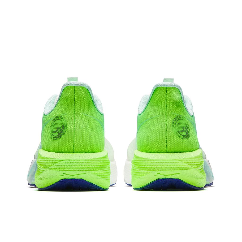 Anta Mach 6 Professional Cushioning Racing Shoes Men Sneakers Paper-White Ice-Blue Fluorescent-Green 112625583-12