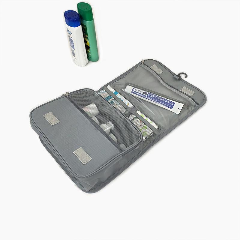 Foldable Women's Travel Wash Bag with Hanging Hook