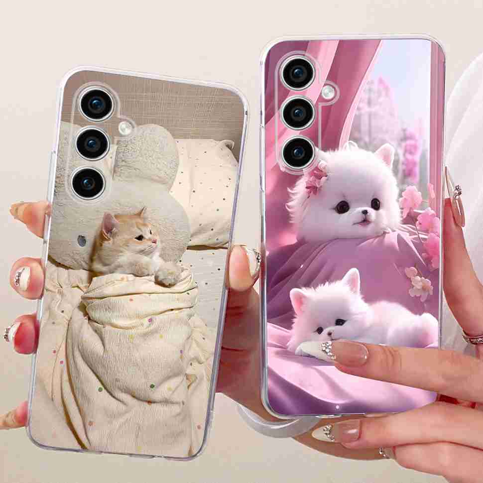 For Samsung Galaxy S23 FE Case Cover Soft Silicone Cute Tiger Cartoon Phone Case For Samsung S23 FE S23FE SM-S711B Shell