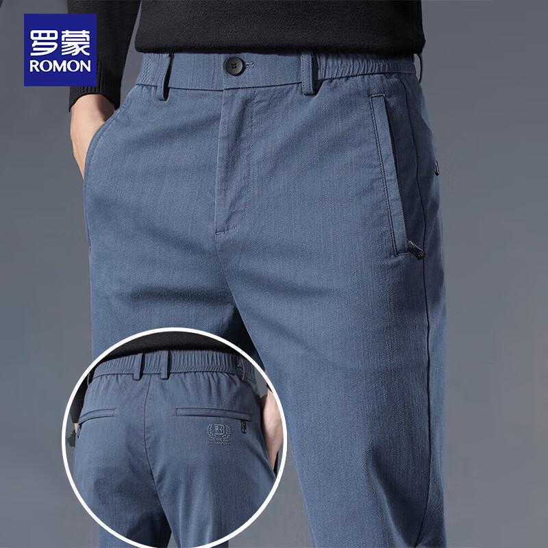 

ROMON Men s Straight-Leg Casual Pants JK66 36