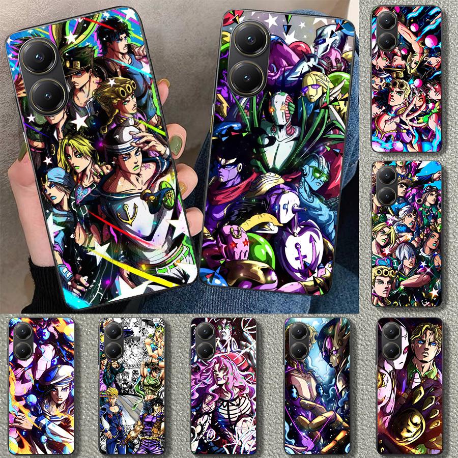 JoJo's Bizarre Adventure Hot Anime Phone Case Cover for Xiaomi Poco X6 X5 X7 Pro F7 Ultra Redmi 15C 15 13C 13 12C 12 10C 10 10A