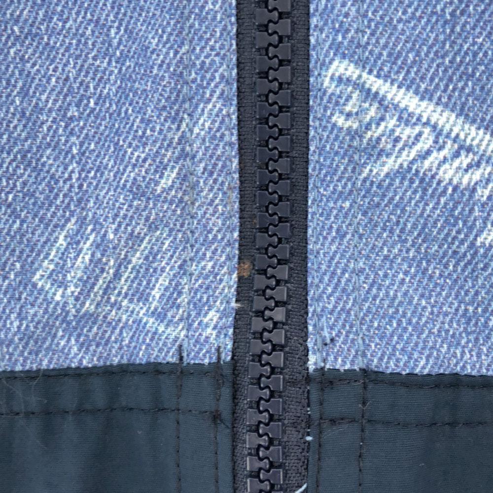 Columbia PM3795 Overall handle Nylon Outdoor jacket M Blue Zip hoodie Men's Used