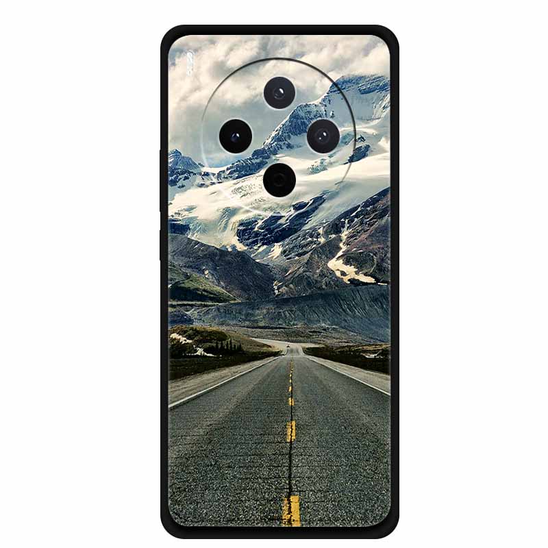 For vivo Y500 Pro 5G Case Flowers Soft Silicone TPU Phone Cases for vivoY500 Pro Shockproof Cool Wolf Animals Protective Cover