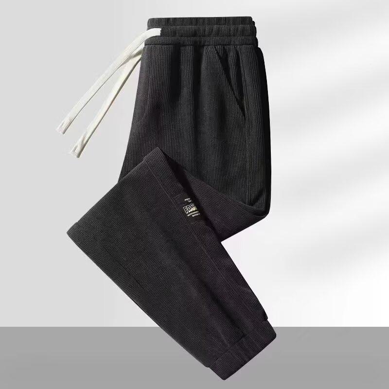 Men's Trendy Velveteen Corduroy Sweatpants - Youth Winter & Spring/Autumn Style