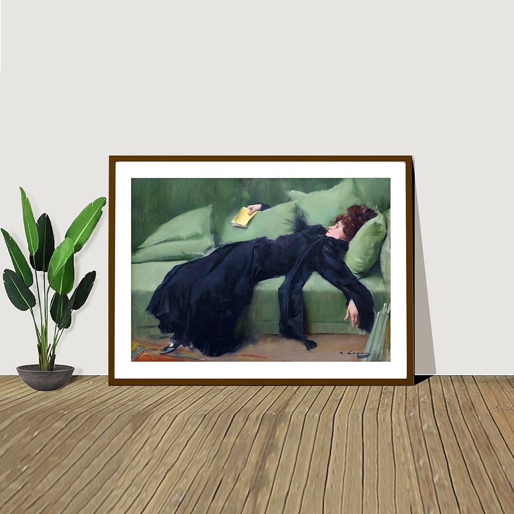 Po plese od Ramona Casase Umělecký tisk Plakát Umělecké plakáty Retro Obývací pokoj Mytologické Starožitné Nástěnné umění Plátno Tisk