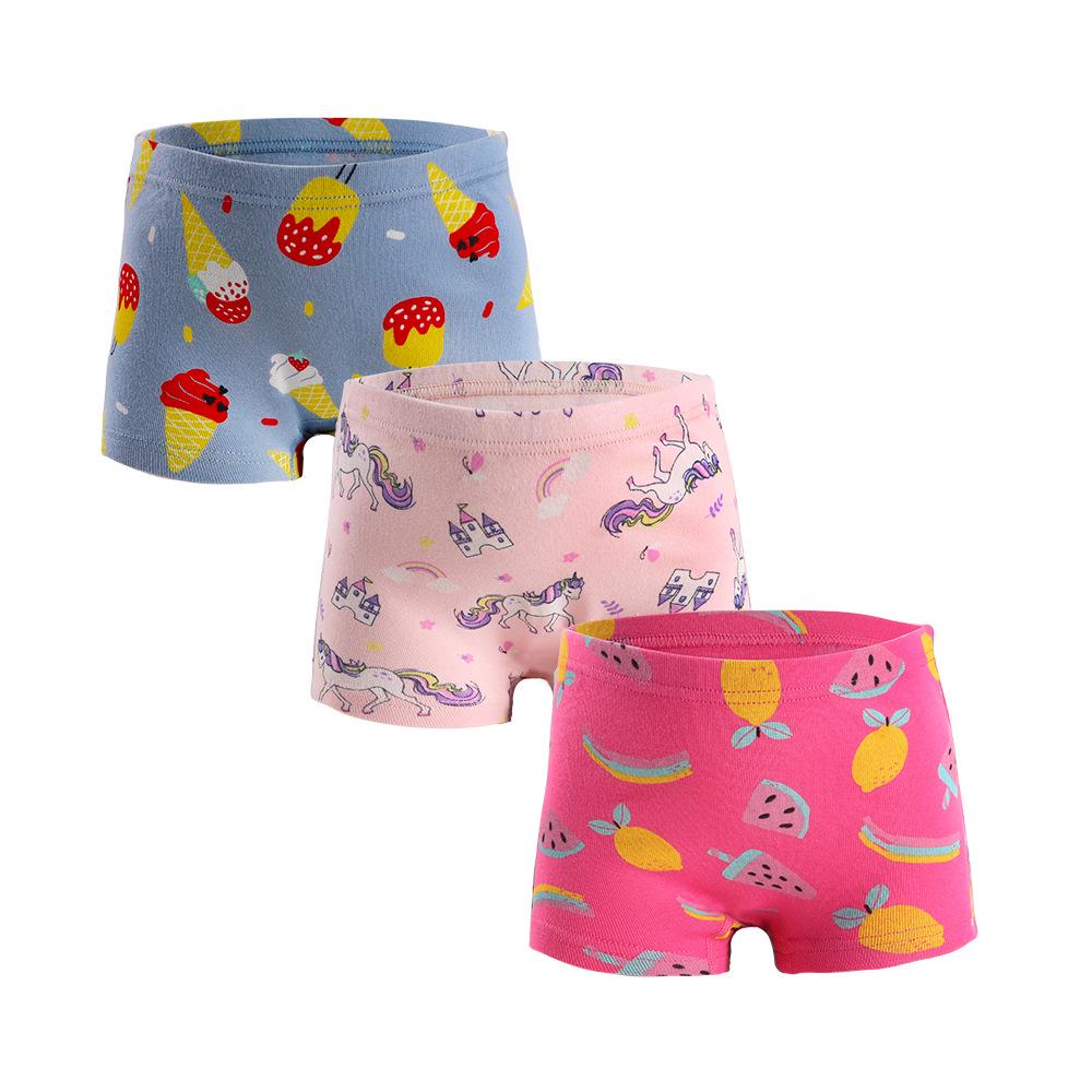 Kız Çocuk %100 Pamuk Boxer Külot - Küçük Çocuk ve Bebek İç Çamaşırı